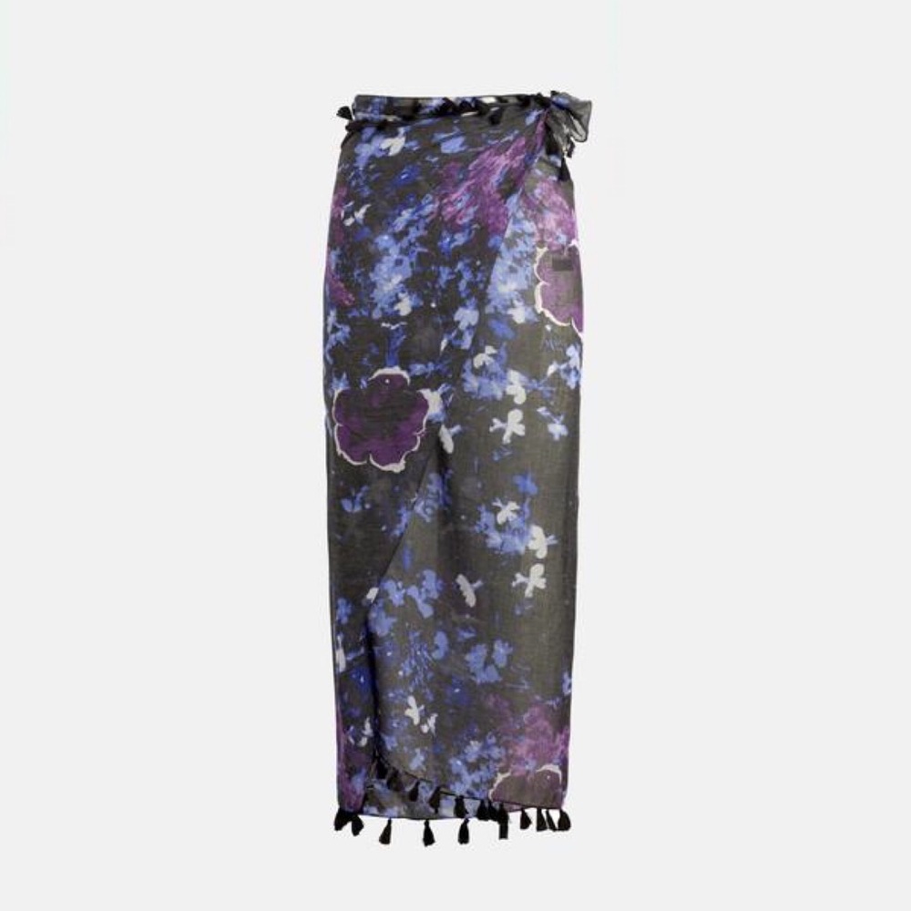 NWT Peter Som Dream Floral Print Sarong